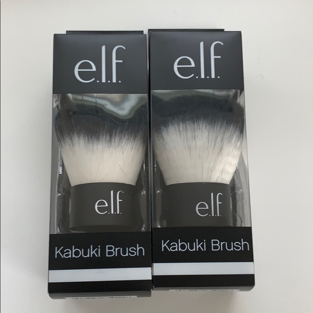 2x elf kabuki brushes - NIB